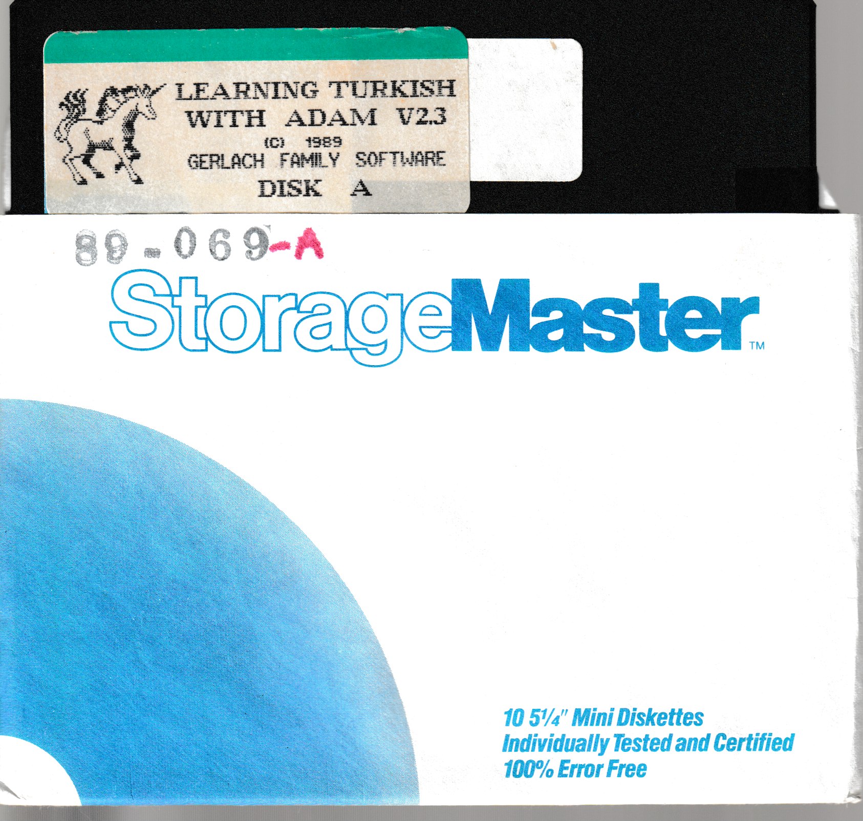 Learning Turkish With ADAM Floppy Disk